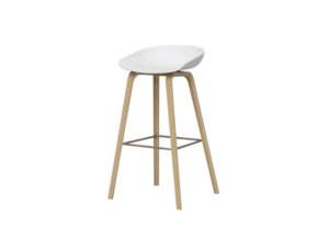 Cosy 0003 about a stool blanc bois