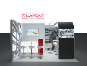 Wedia stand modulaire lafont 3