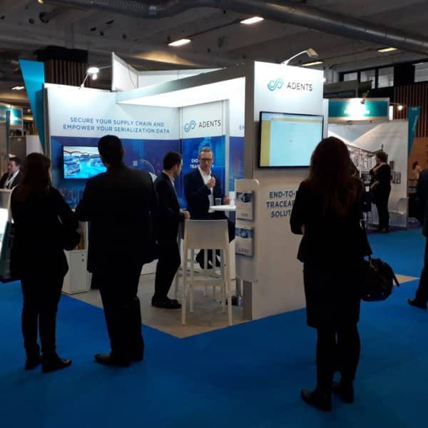Adents sur le salon pharmapack 2019. réalisation wedia by media product